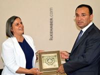 Adalet Bakanı Diyarbakır B.Belediyesi'ni ziyaret etti