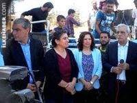 DTK, HDP ve DBP heyeti Kobanê halkı ile buluştu