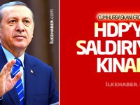 Cumhurbaşkanı Erdoğan HDP'ye saldırıyı kınadı