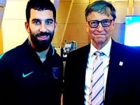 Arda Turan, Bill Gates ile buluştu