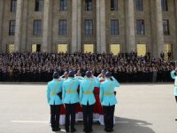 Hasan Celal Güzel için TBMM'de tören düzenlendi