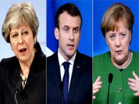 May, Macron ve Merkel İran'ı görüştü