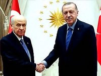 Erdoğan ile Bahçeli bir araya geldi