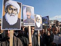 Diyarbakır'da Şeyh Sait posterleriyle protesto