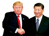 Trump ile Şi, korona virüsü salgınını görüştü