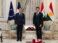 Neçirvan Barzani ile Macron görüştü