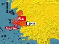 İzmir’de 6.6 büyüklüğünde deprem