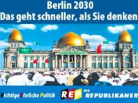 Alman ırkçı partiden provokatif afiş
