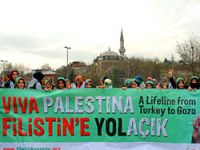 Filistin Konvoyu'na katılacaklar İstanbul'da buluştu